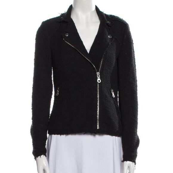 Rebecca Minkoff Sweater Moto Jacket - Picture 1 of 9